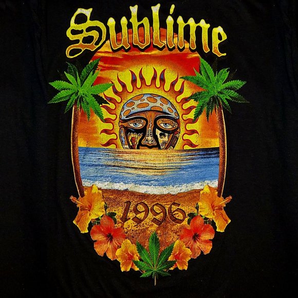 Sublime 1996 Official ska punk rock Official cotton T-Shirt 2XL XXL NWT - Picture 2 of 2